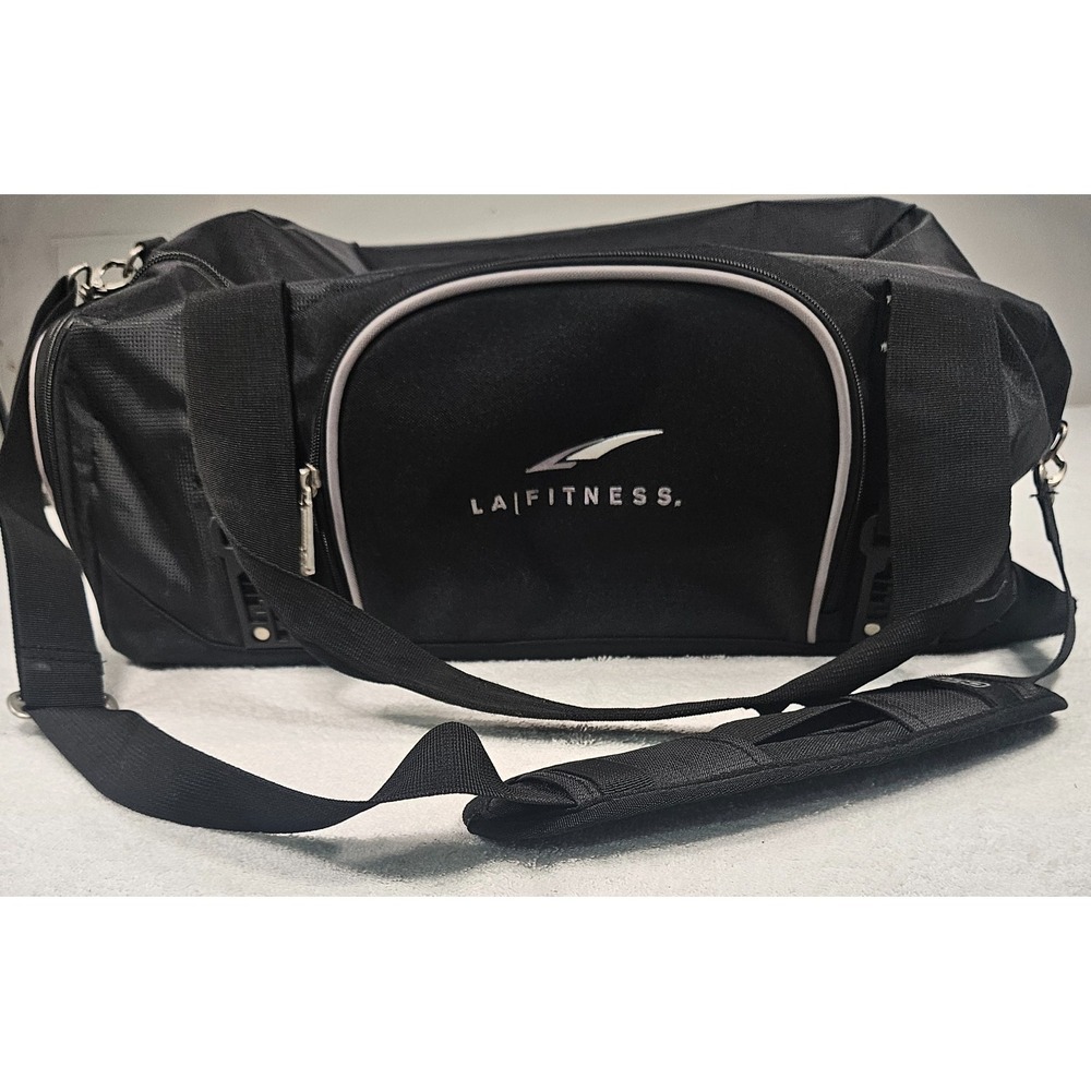 OGIO Black Dome Duffle Gym Bag Ventilated Athletic Equipment Bag